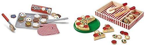 Melissa & Doug Slice-and-Bake Wooden Cookie Play Food Set, 28 Pieces, 10.5" H x 13.5" W x 3.25" L... | Amazon (US)