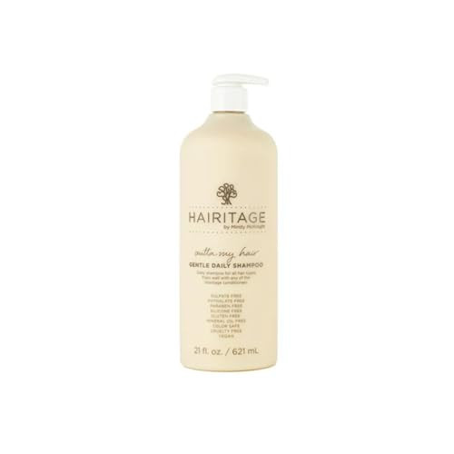 Hairitage Gentle Daily Hydrating and Moisturizing Shampoo For Dry Hair with Jojoba Oil + Aloe Vera - Ultra-Mild + Moisture-Rich - Improves Dry, Brittle Strands, 21 fl. oz. | Amazon (US)