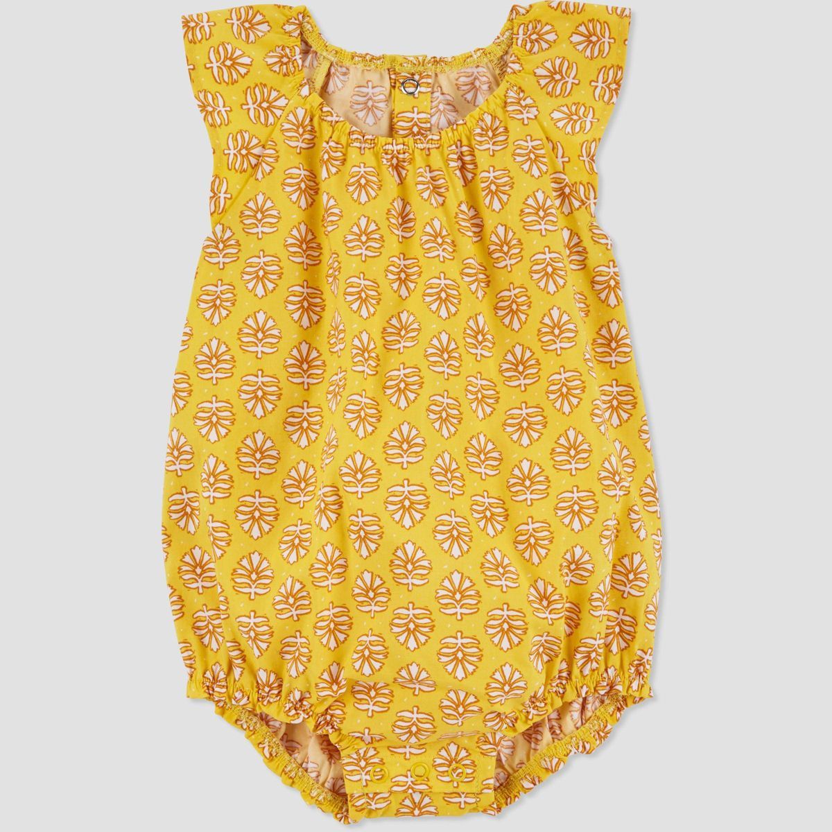 Carter's Just One You® Baby Girls' Geo Romper - Yellow | Target