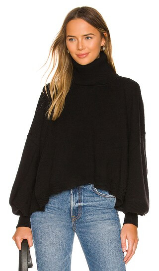 Agic Large Sleeve Sweater in Black | Revolve Clothing (Global)