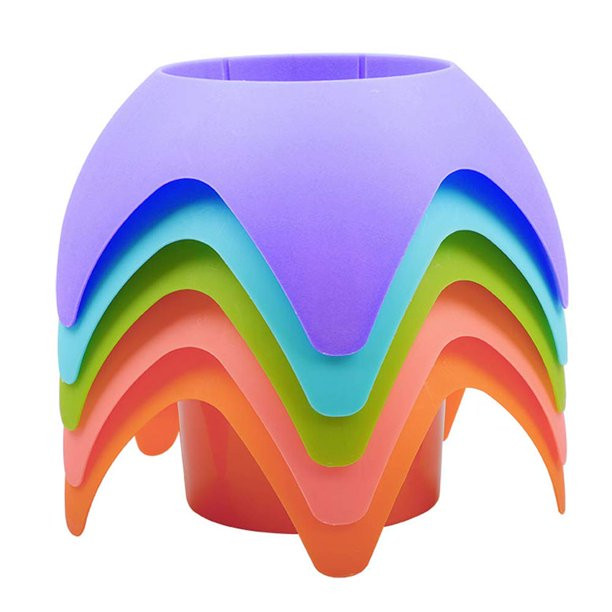 Beach Vacation Accessories, TINGOR Beach Sand Coasters Drink Cup Holders (Multi Color, 5 Pack) - ... | Walmart (US)