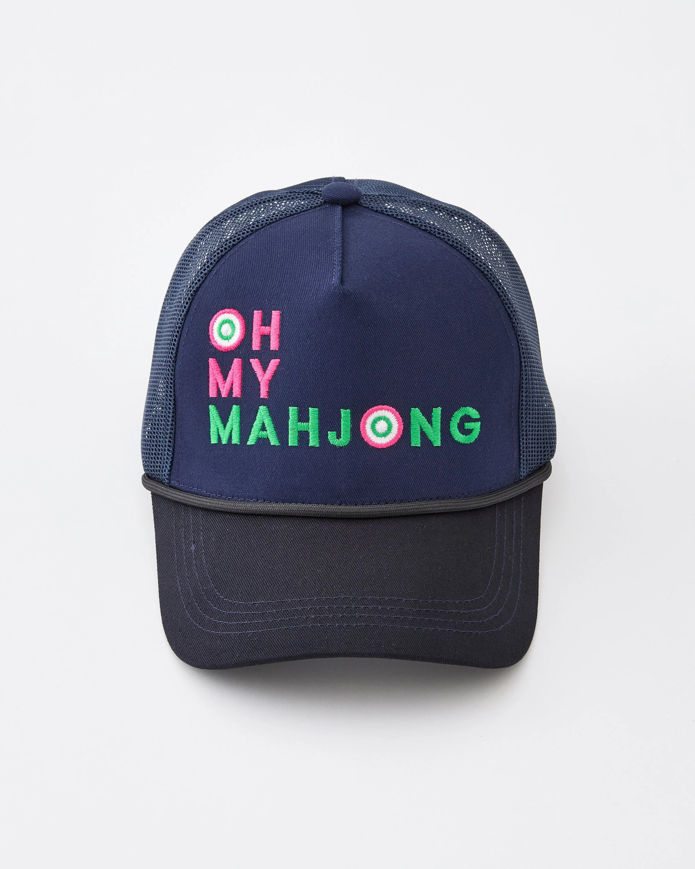 Navy OMM Hat | Oh My Mahjong