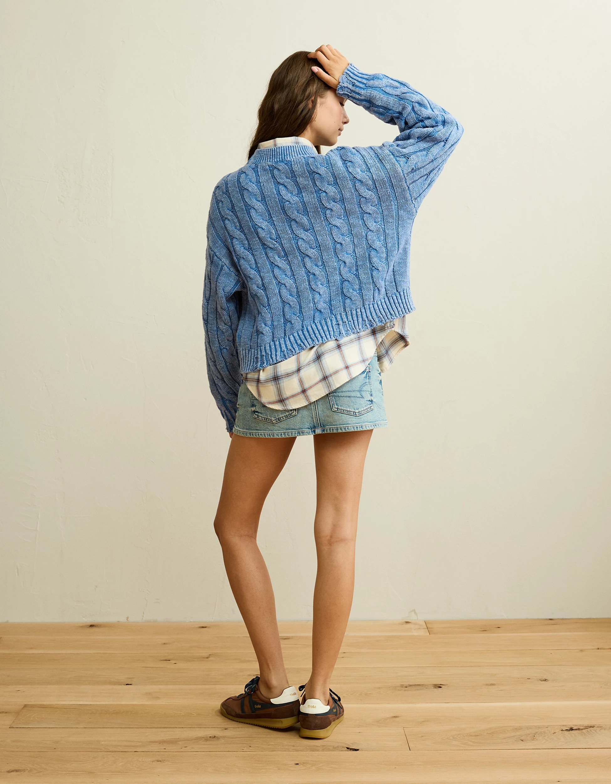 AE Cable Knit Sweater | American Eagle Outfitters (US & CA)