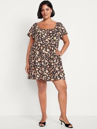 Mini Floral Swing Dress | Old Navy | Old Navy (US)