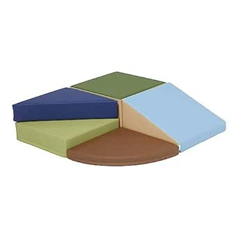 ECR4Kids SoftZone Junior Tiny Twisting Climber, Beginner Playset, Earthtone, 5-Piece | Amazon (US)