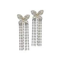 embellished garden butterfly tassels | Nicola Bathie Jewelry