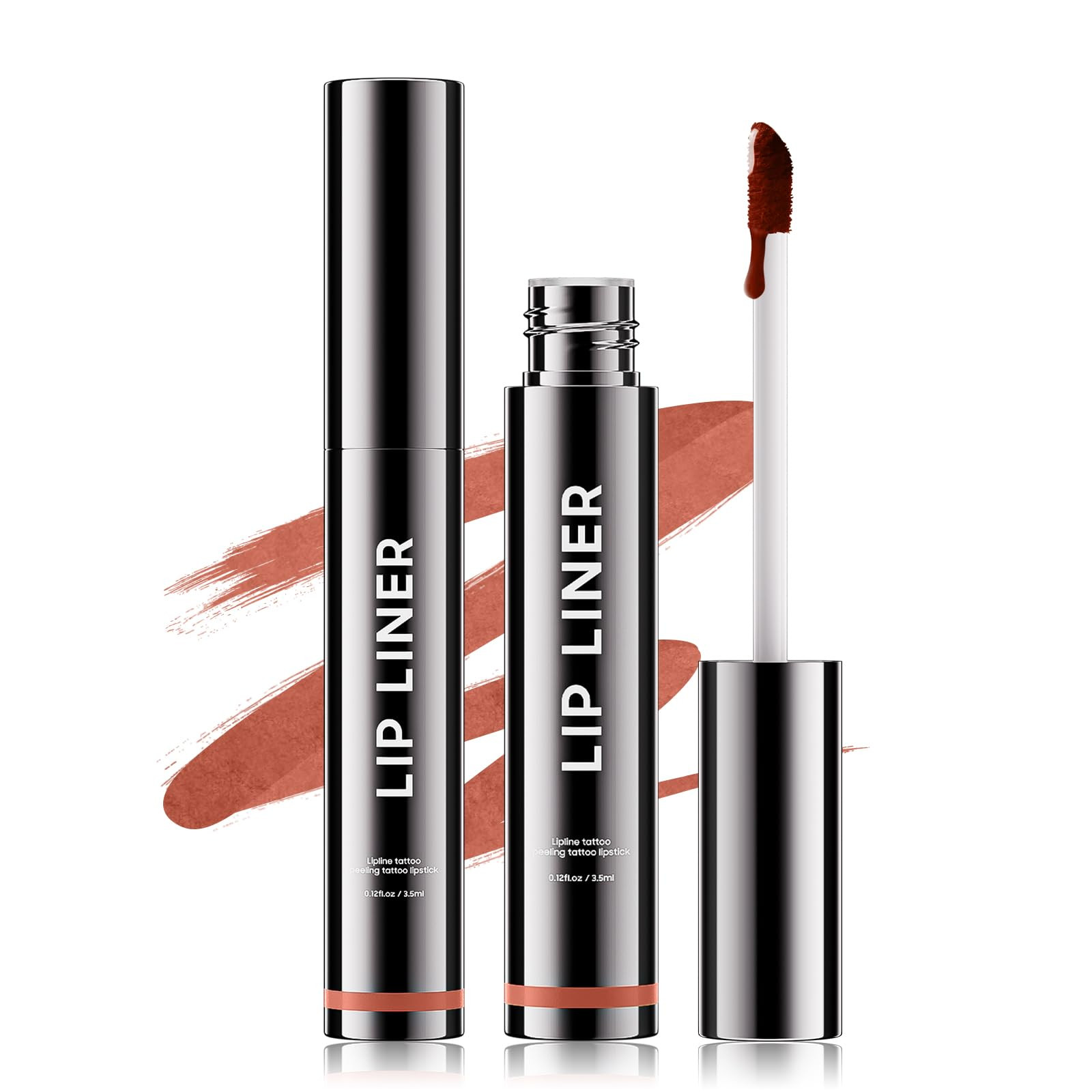 Lip Stain - Long Wear Tattoo Lip Liner, Waterproof & Transfer-proof Peel Off Lip Stain with Matte... | Amazon (US)