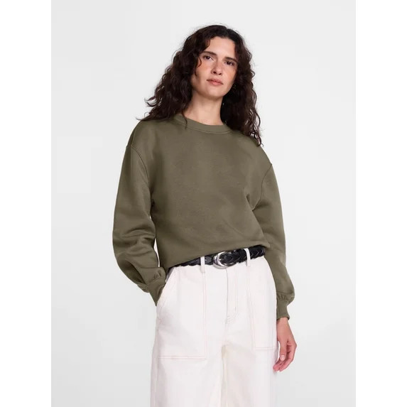 Scenario Women's and Women's Plus Crewneck Sweatshirt, Sizes XS-4X | Walmart (US)