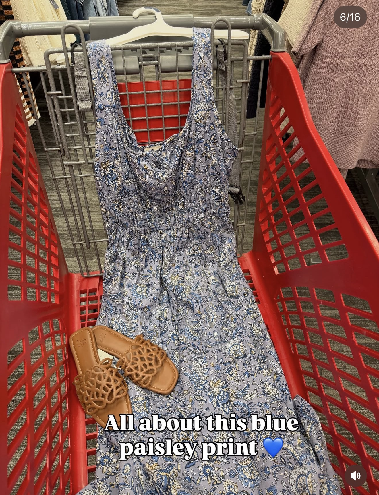 Target dress, really pretty blue cotton paisley fabric. #targetstyle