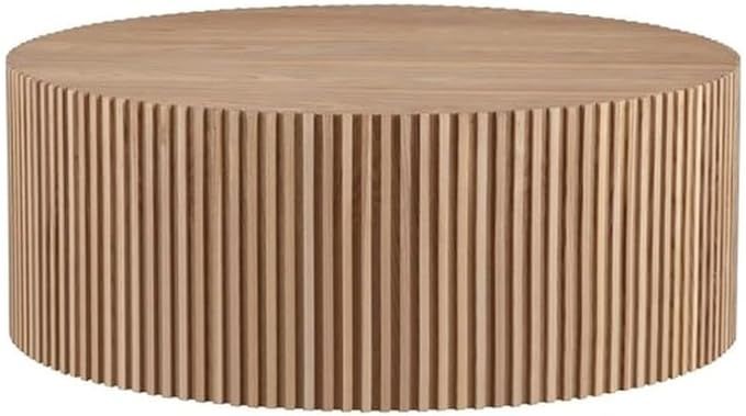 American Home Classic Finn Modern Solid Wood Coffee Table in Ash | Amazon (US)
