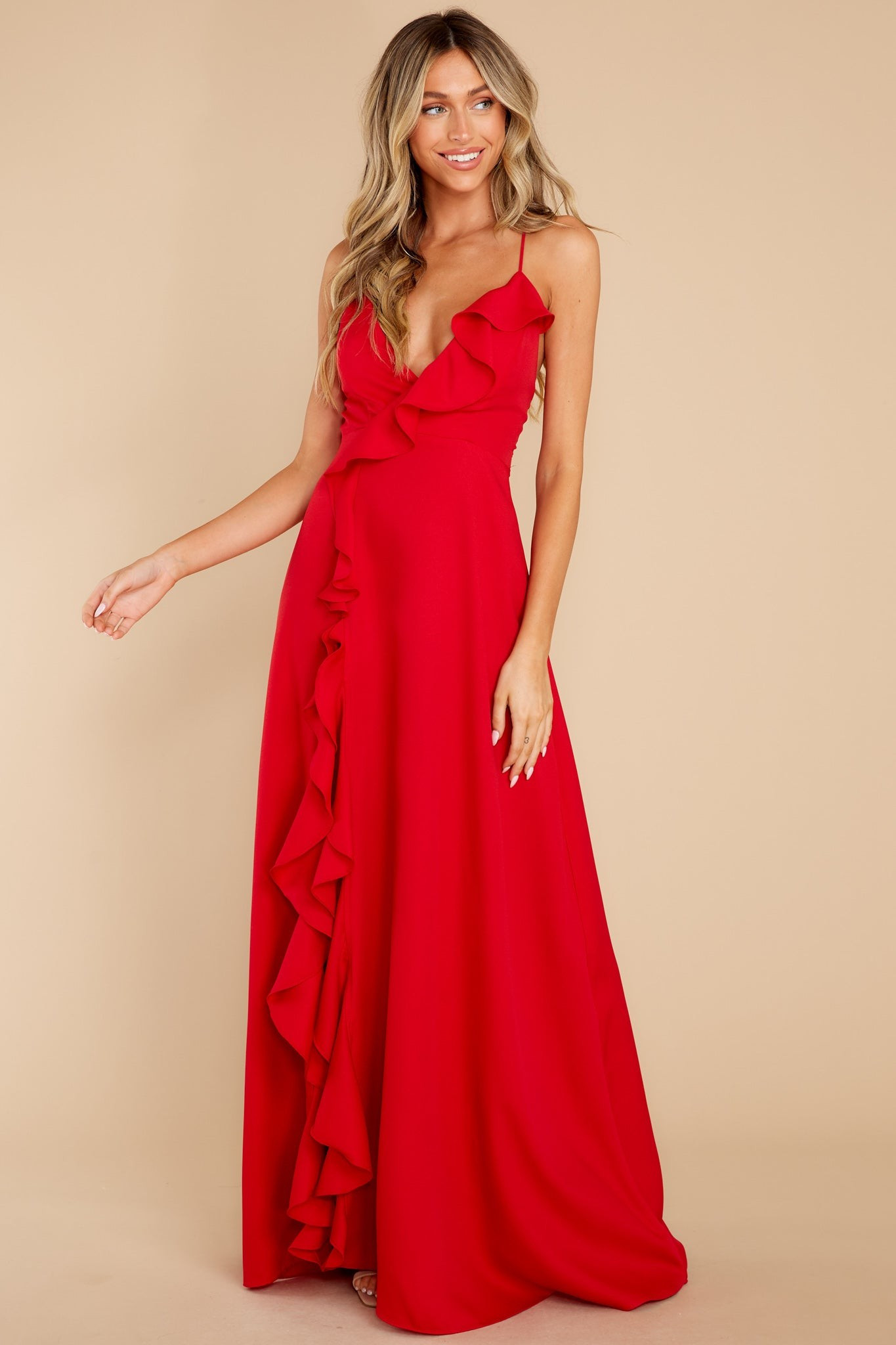 More To Come Red Maxi Dress | Red Dress 