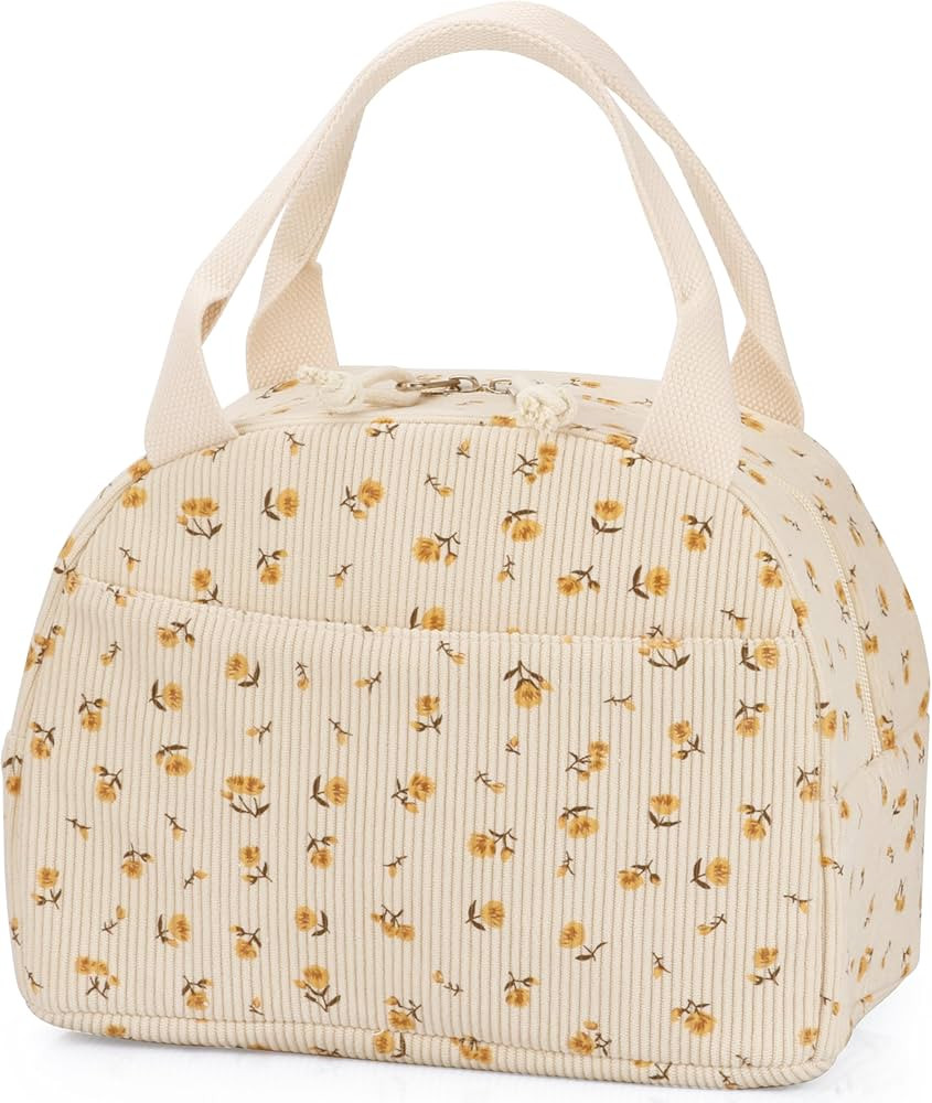 Lunch Bag - Insulated Lunch Box for Women, Reusable Large Capacity Cooler Bag for Adult, Small Le... | Amazon (US)