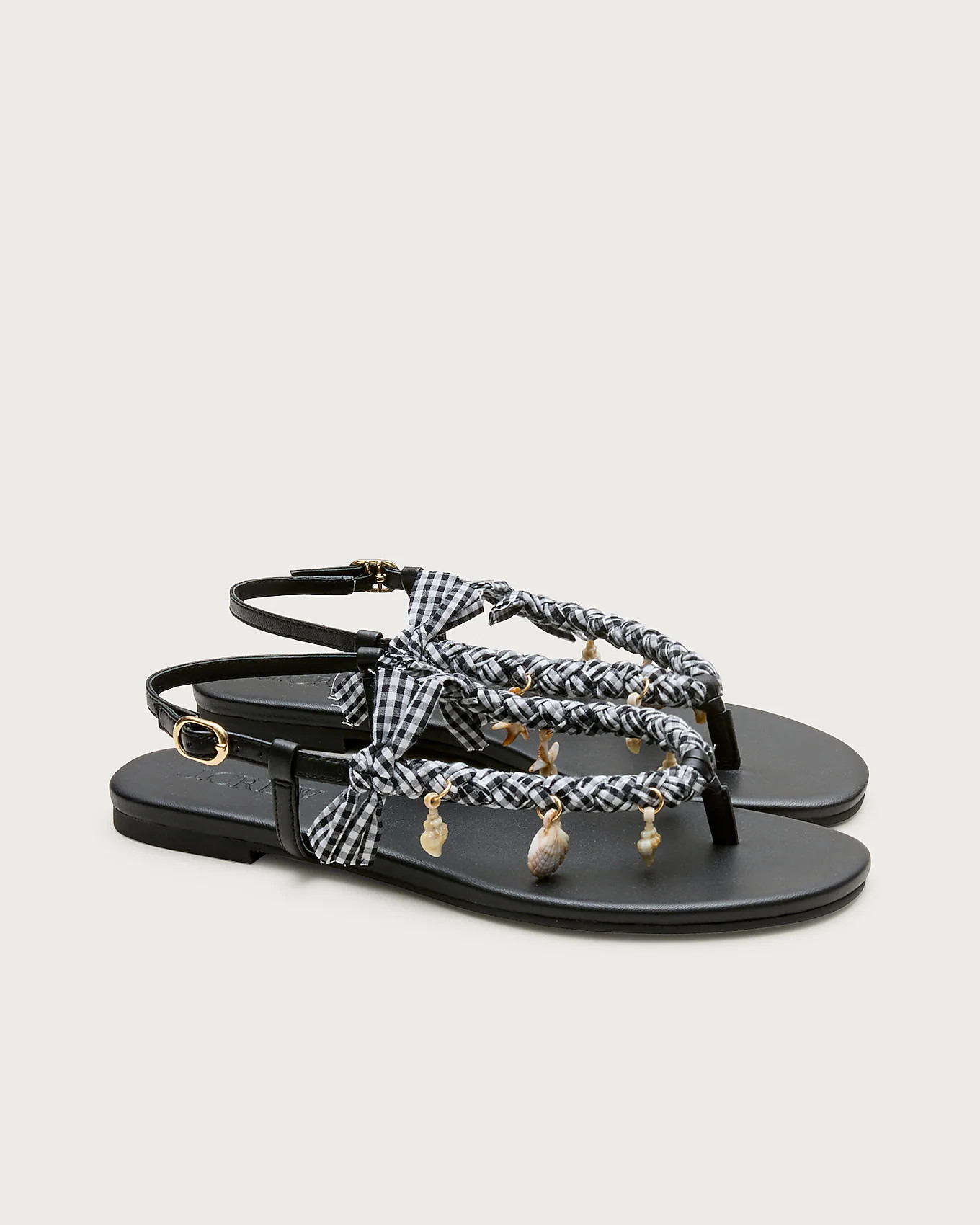 Audrey charm slingback sandals with gingham ribbon | J. Crew US