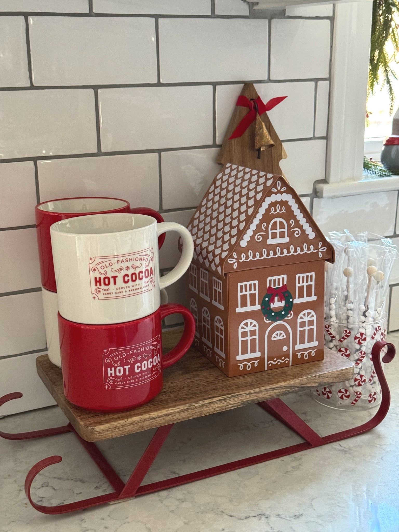 Hot cocoa station - a little corner of happiness!!

#cozyvibes #cozyhomecorner #winterdecor #cocoastation #festivedecor #homedecorinspo #holidaydecor #christmasaesthetic #kitchendecor #cocoabar

#LTKHome #LTKSeasonal #LTKHoliday