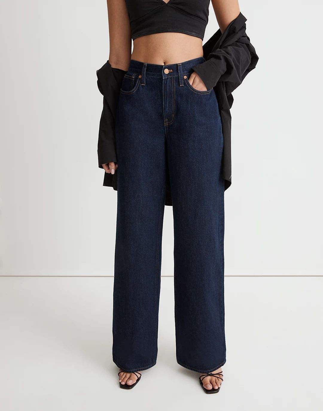 Superwide-Leg Jeans in Burleigh Wash | Madewell