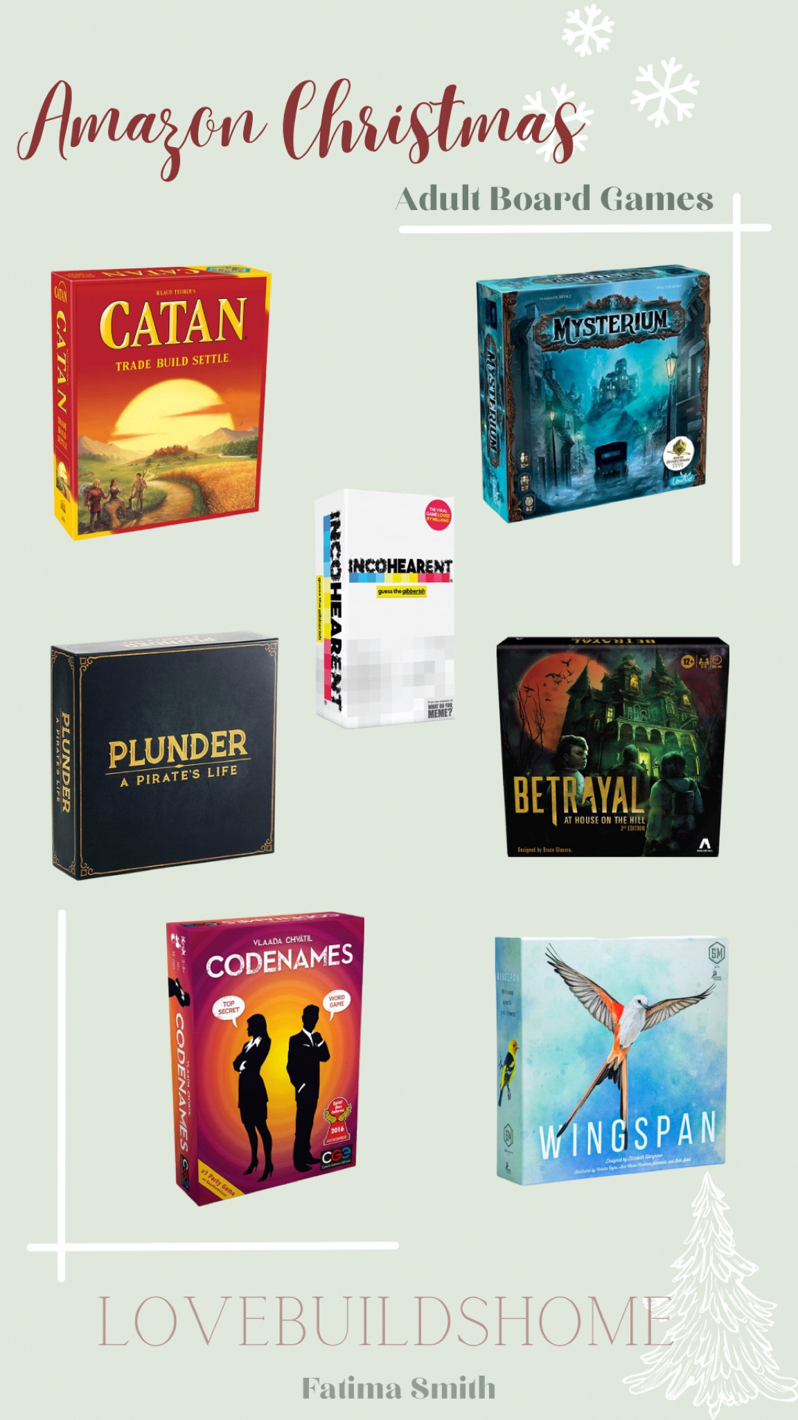 Adults need fun too! Here is a guide to fun adult board games! From strategy to stupidity, these are great for playing with friends! 

|@Amazon|Amazon Christmas|gift guide|gifts|gifts for adults|board games|strategy|Christmas|

#LTKFind #LTKHoliday #LTKGiftGuide