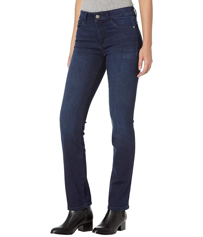 DL1961 31 Mara Straight Mid-Rise Instasculpt in Matto (Matto) Women's Jeans | Zappos