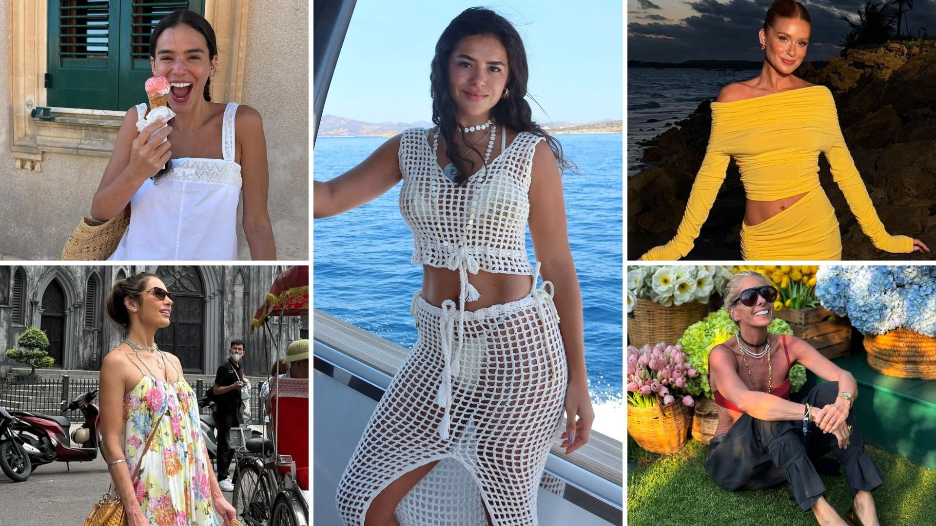 Inspire-se em Bruna Marquezine, Maisa, Marina Ruy Barbosa, Patrícia Poeta, Adriane Galisteu e mais famosas para montar sua mala de férias de verão. 

 #LTKbrasil #LTKdicadeestilo #LTKmodapraia