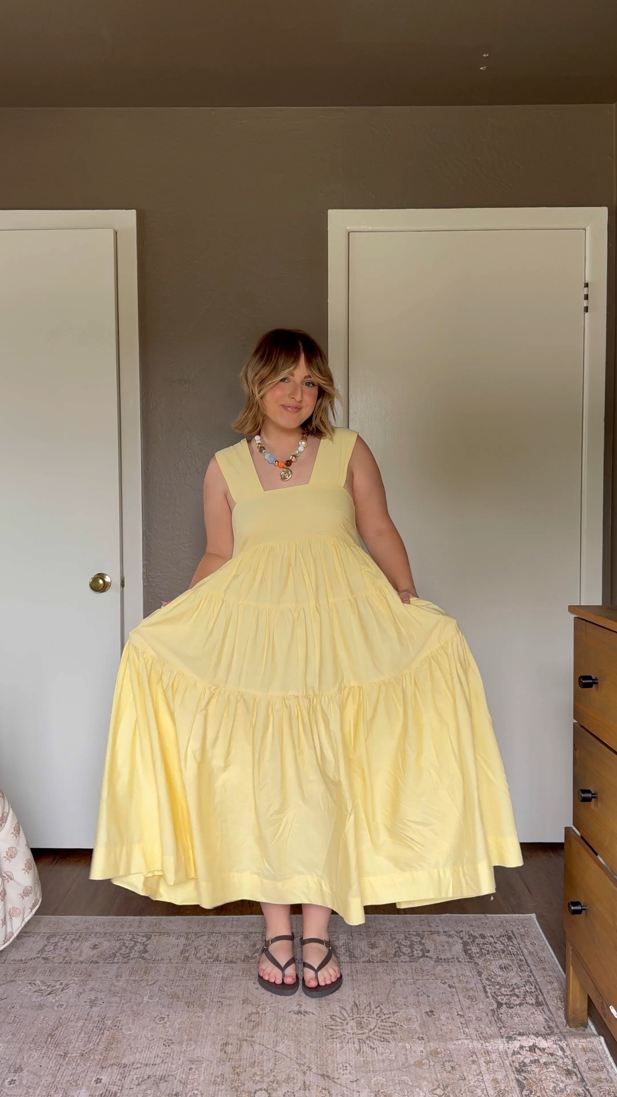 Wearing a size small!