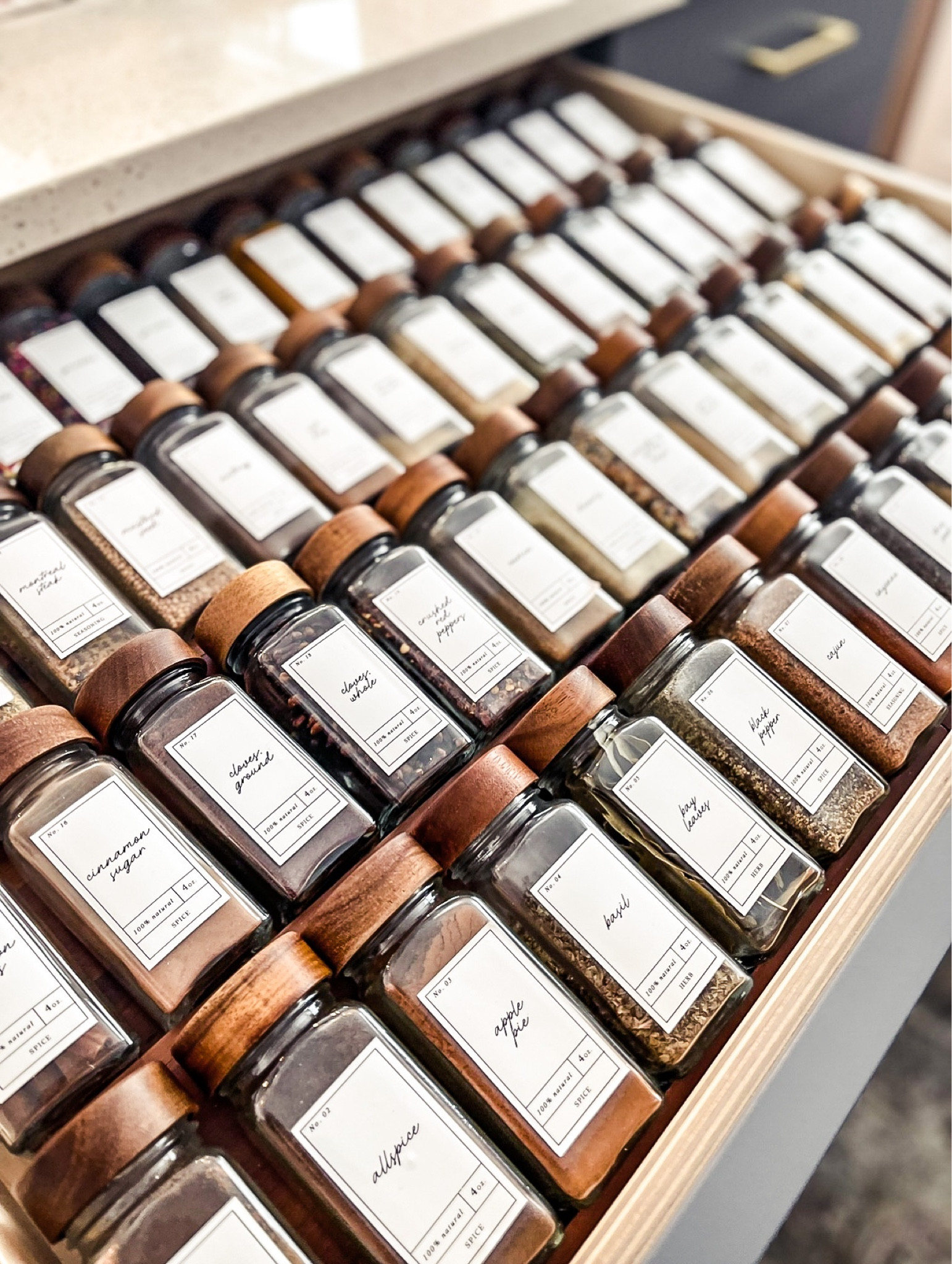 New Spice drawer organization! 

#LTKunder50 #LTKunder100 #LTKhome