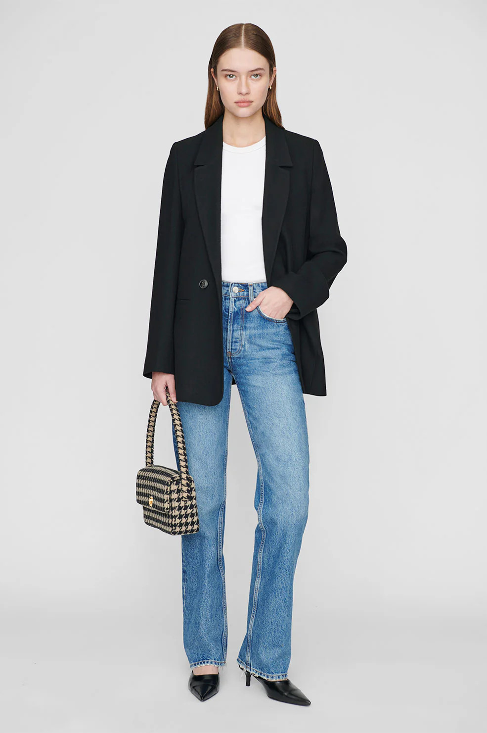 ANINE BING Madeleine Blazer in Black | Anine Bing