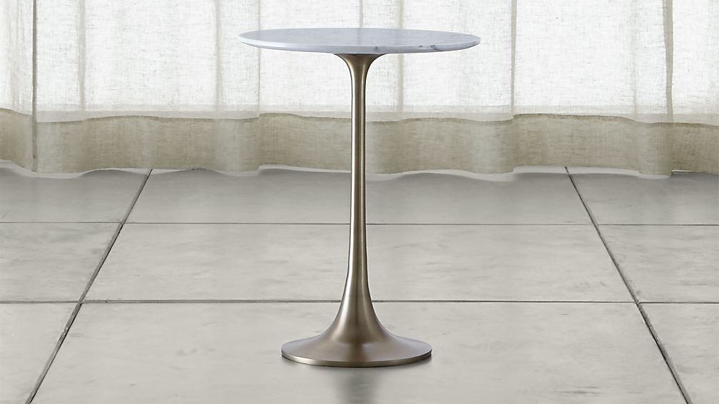 Nero Black Marble Accent Table + Reviews | Crate and Barrel | Crate & Barrel
