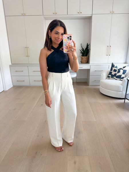 I love the look of this bodysuit paired with the Effortless pant. I need these pants in every color! Two great items for your capsule wardrobe. Wearing size S in the top and size 2 Short in the pants.

#LTKStyleTip #LTKSeasonal #LTKFindsUnder100