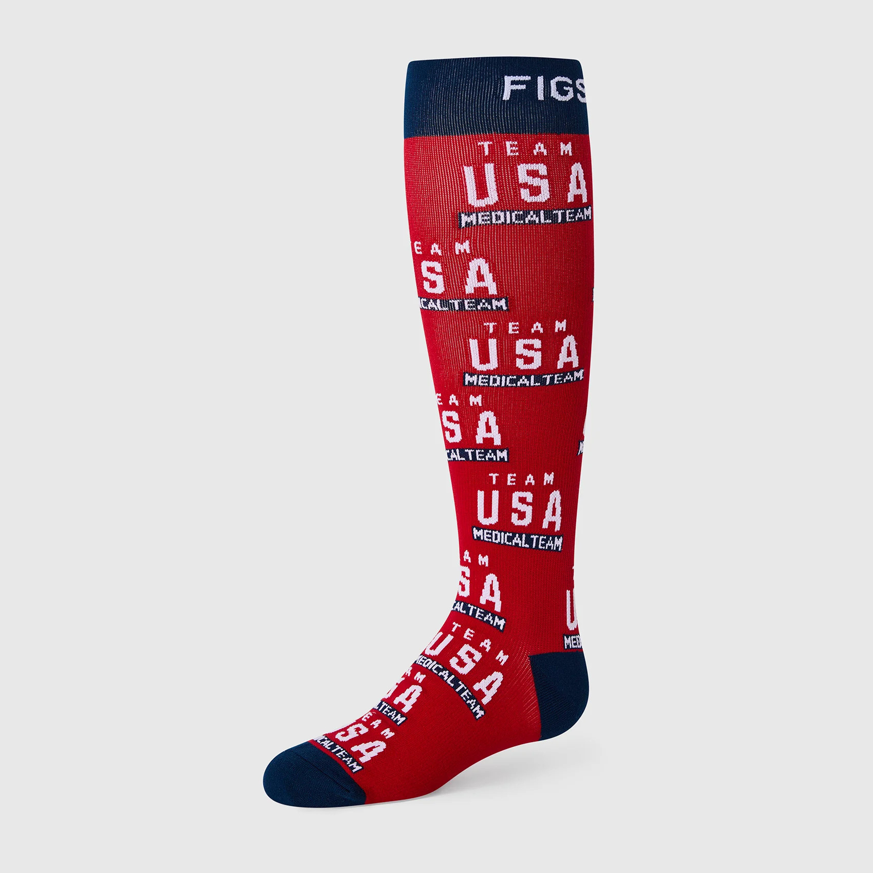 Women's FIGS x Team USA Compression Socks - Team USA Red | FIGS