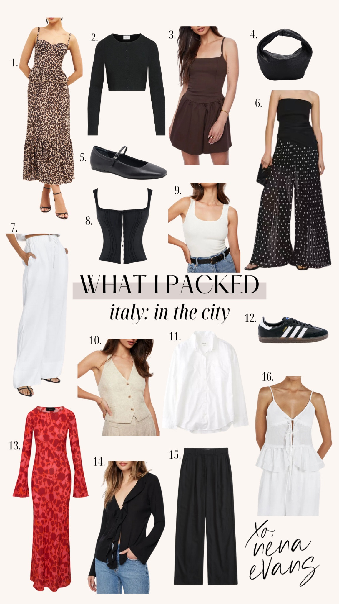 What I packed for Italy: in the city 🇮🇹🍝


Italy outfits 
Summer outfit 
Spring outfit 
Europe outfit 
Rome outfit
Florence outfitt

#LTKstyletip #LTKfindsunder100 #LTKeurope