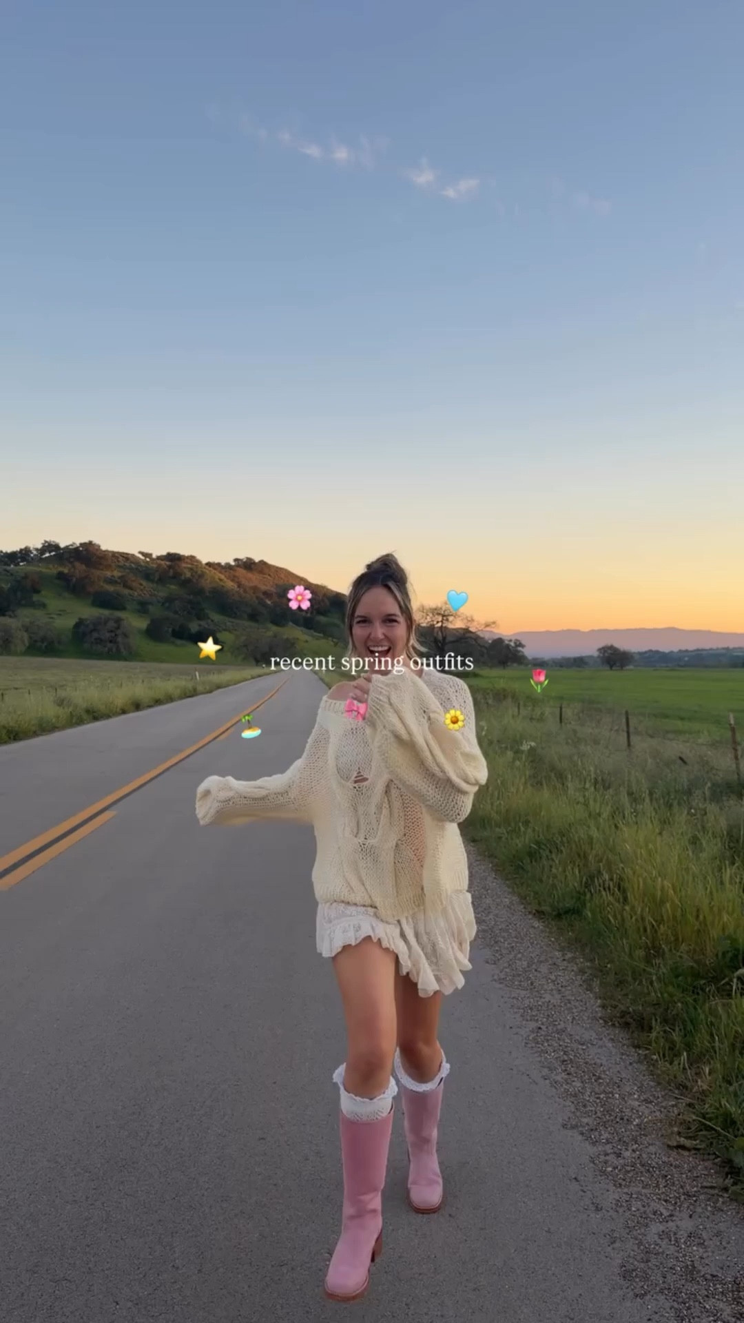 easy colorful outfits I’m excited to wear on repeat this spring 🌷🌸🌼🩵⭐️