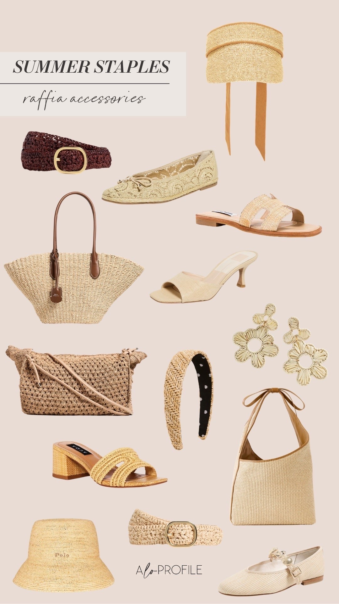 Raffia summer accessories🤎