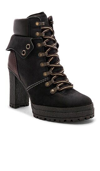 See By Chloe Eileen Platform Bootie in Black from Revolve.com | Revolve Clothing (Global)