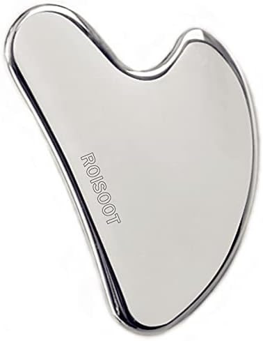 ROISOOT Upgrade Gua Sha Stainless Steel Tool for Face, Massage Scraper for Facial Skin Care (Meta... | Amazon (US)