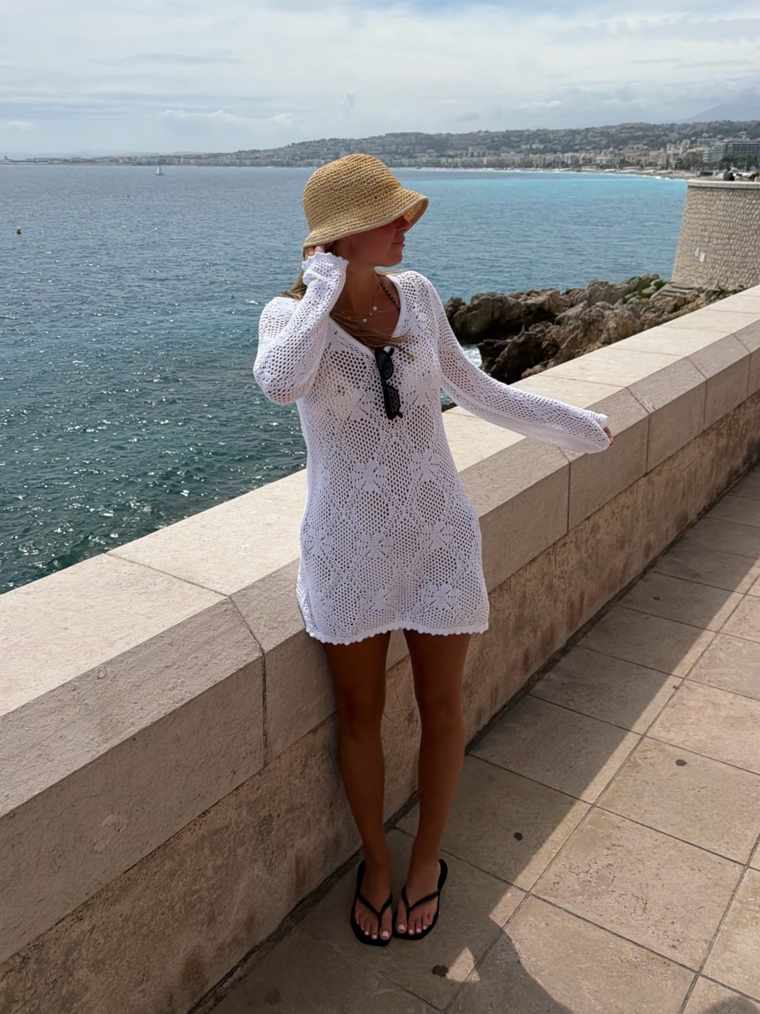 Wearing a 2XS in the coverup/dress!! It comes with a built in dress that you can take on and off to make it a dress or coverup! I got the hat in Europe a couple years ago but linked similar

#LTKootd #LTKSeasonal #LTKdayinmylife