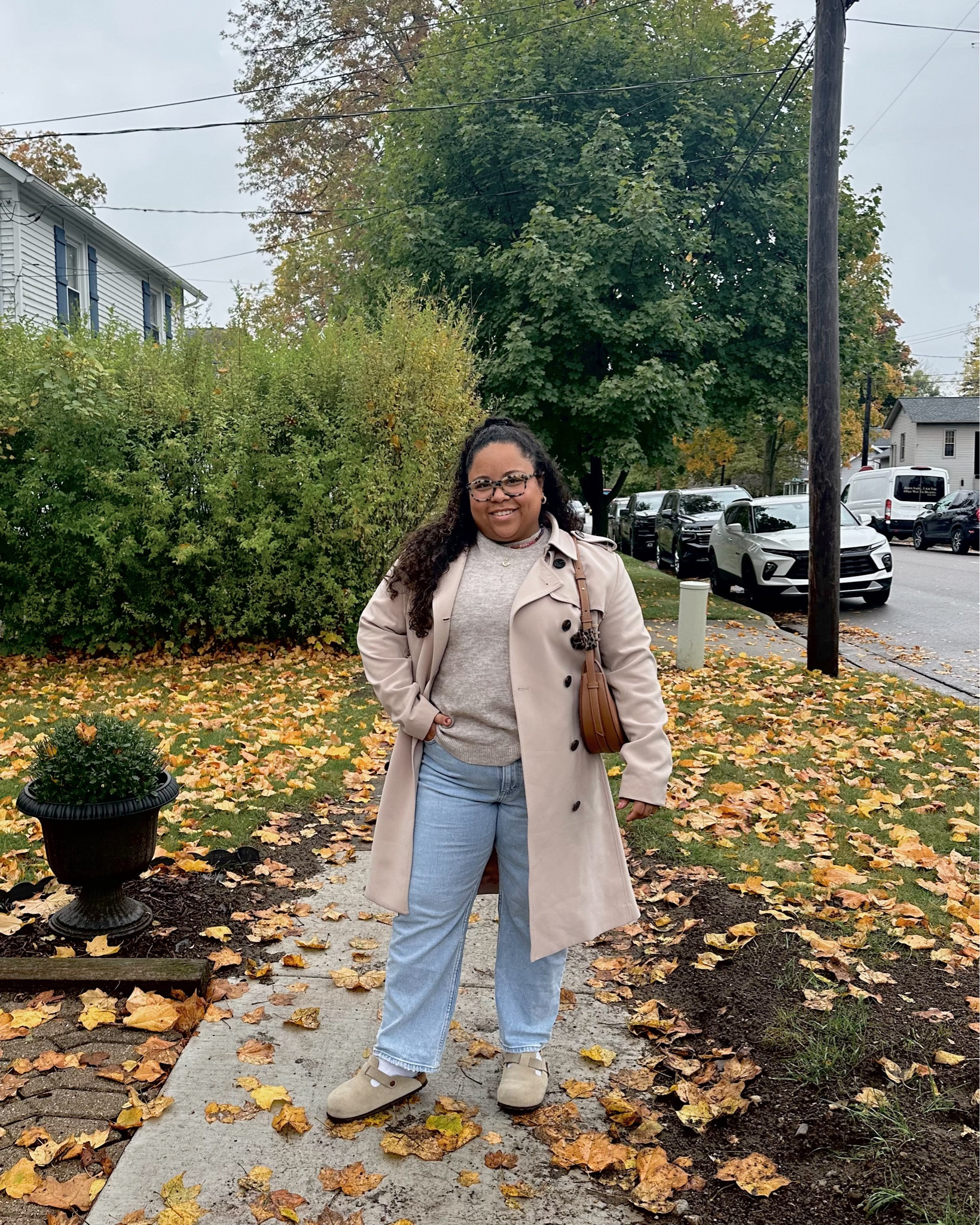 Trench coats are a fall outfit staple! It was a drizzly day, so the added layer was the perfect addition to my sweater and jeans combo  

#LTKShoeCrush #LTKStyleTip #LTKSeasonal