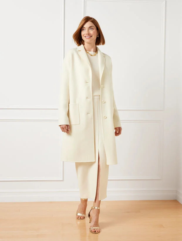Double Face Wool Blend Duster | Talbots