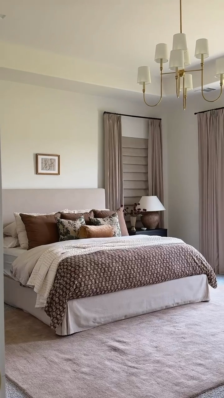 My bedroom is most definitely a 🍂fall🍂!! 

We added more curtains to the windows behind the bed (not sure why I didn’t do that in the beginning) and it looks SOOOO much better and extra cozy!! Love how this room is coming along!! 

#bedroominspo #bedroomdecor #homeinspo #falldecor #decoratingideas 

#LTKHome #LTKStyleTip #LTKSeasonal