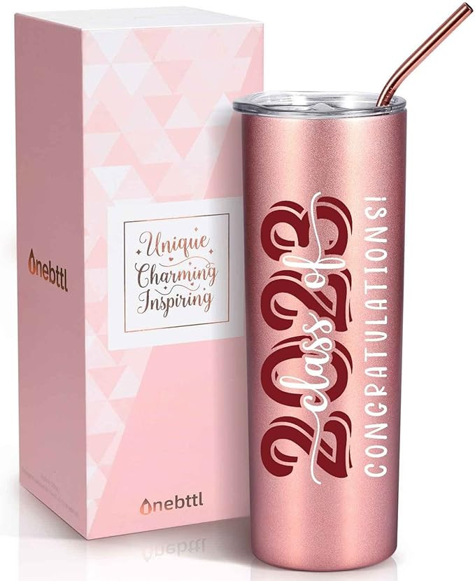 Onebttl Graduation Gifts 2023 - Class of 2023, 20oz Engraved Stainless Steel Insulated Travel Mug... | Amazon (US)