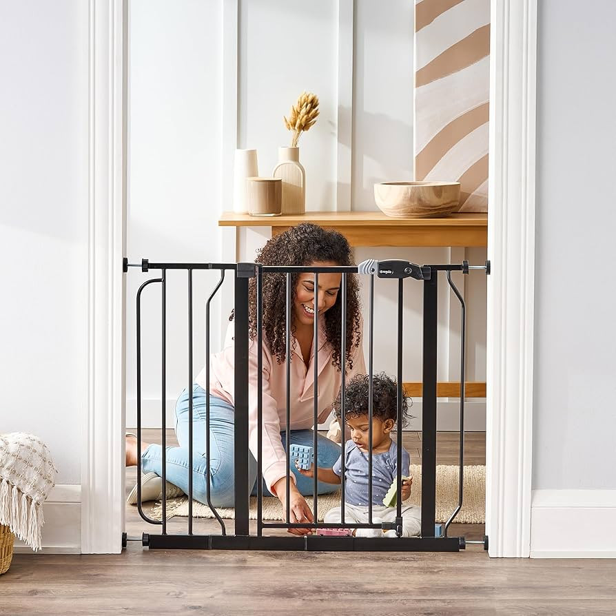 Regalo Safety 29-38.5" Baby Gate for Doorways & Bottom of Stairs, Pressure Mounted Baby Gate with... | Amazon (US)