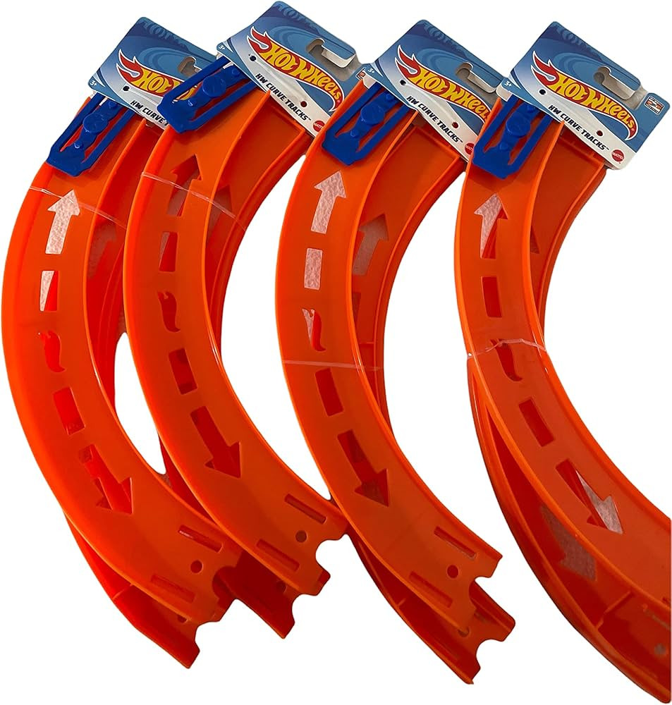 Hot Wheels Curve Tracks Expansion Packs ~ Includes 8 Curved Track Pieces & 4 Connectors ~ 10" Lon... | Amazon (US)