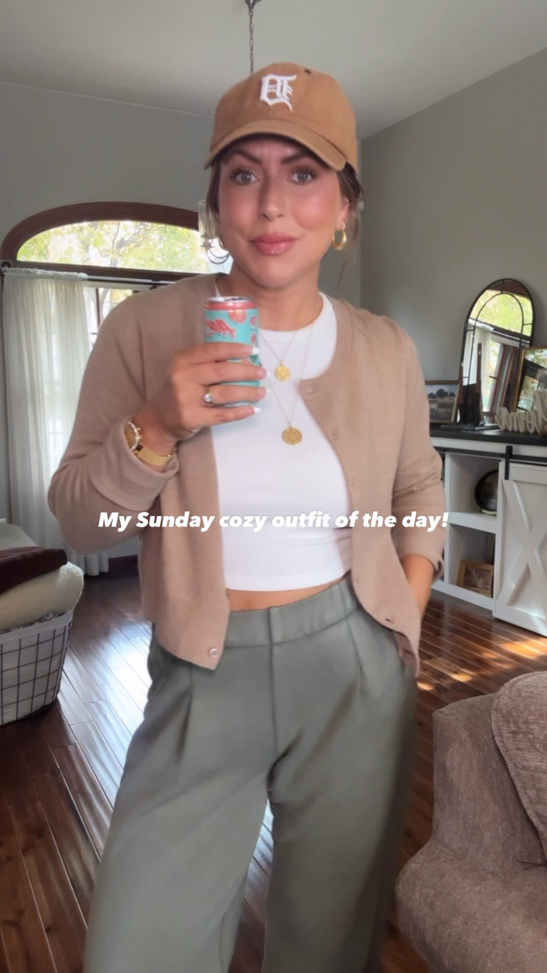 Another aerie outfit! 
Tank-L
Cardigan-M
Pants-S

#LTKSeasonal #LTKMidsize #LTKFindsUnder100