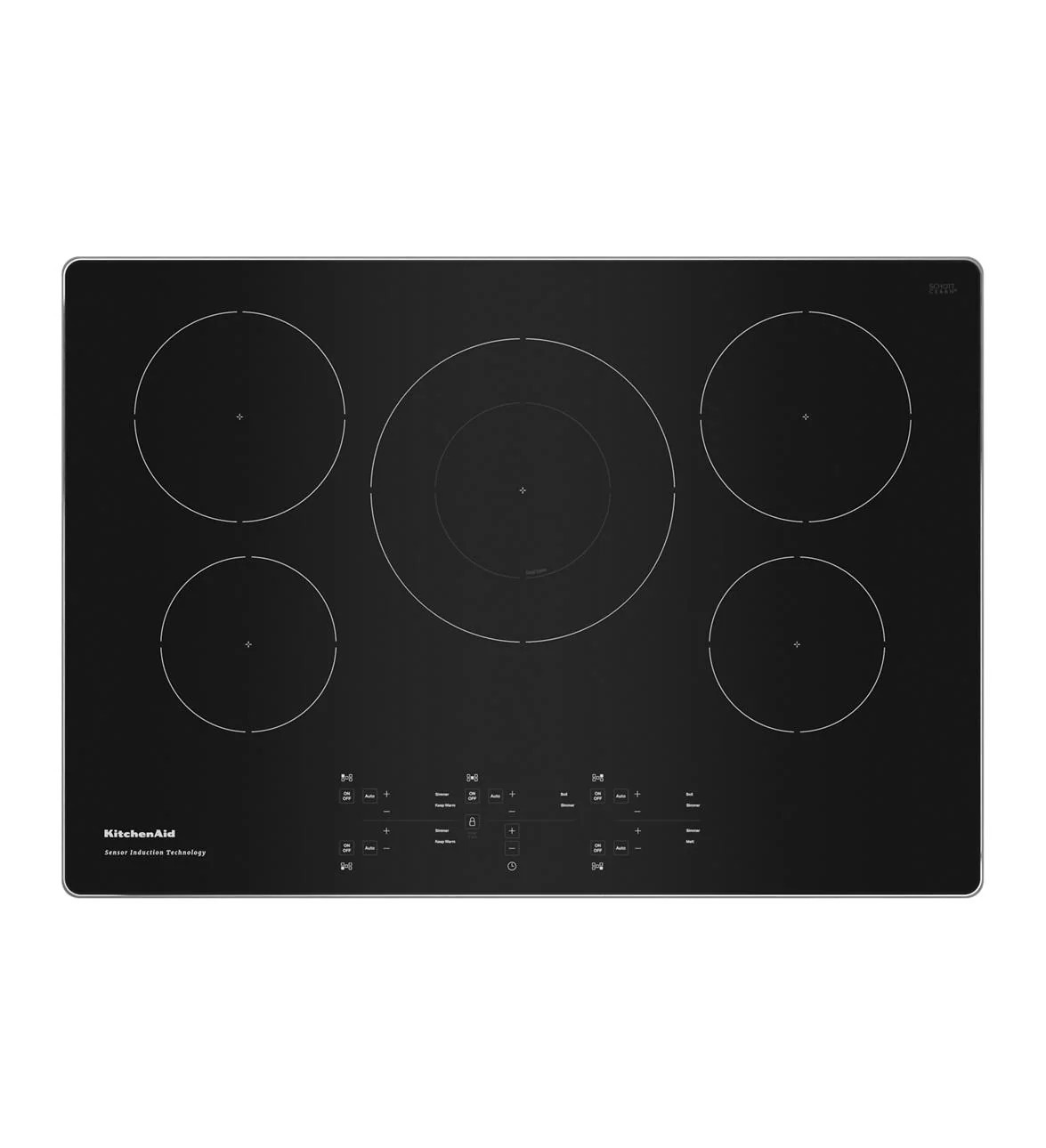 KitchenAid 30-in 5 burners Stainless steel Induction Cooktop one_size | KCIG550JSS | Lowe's