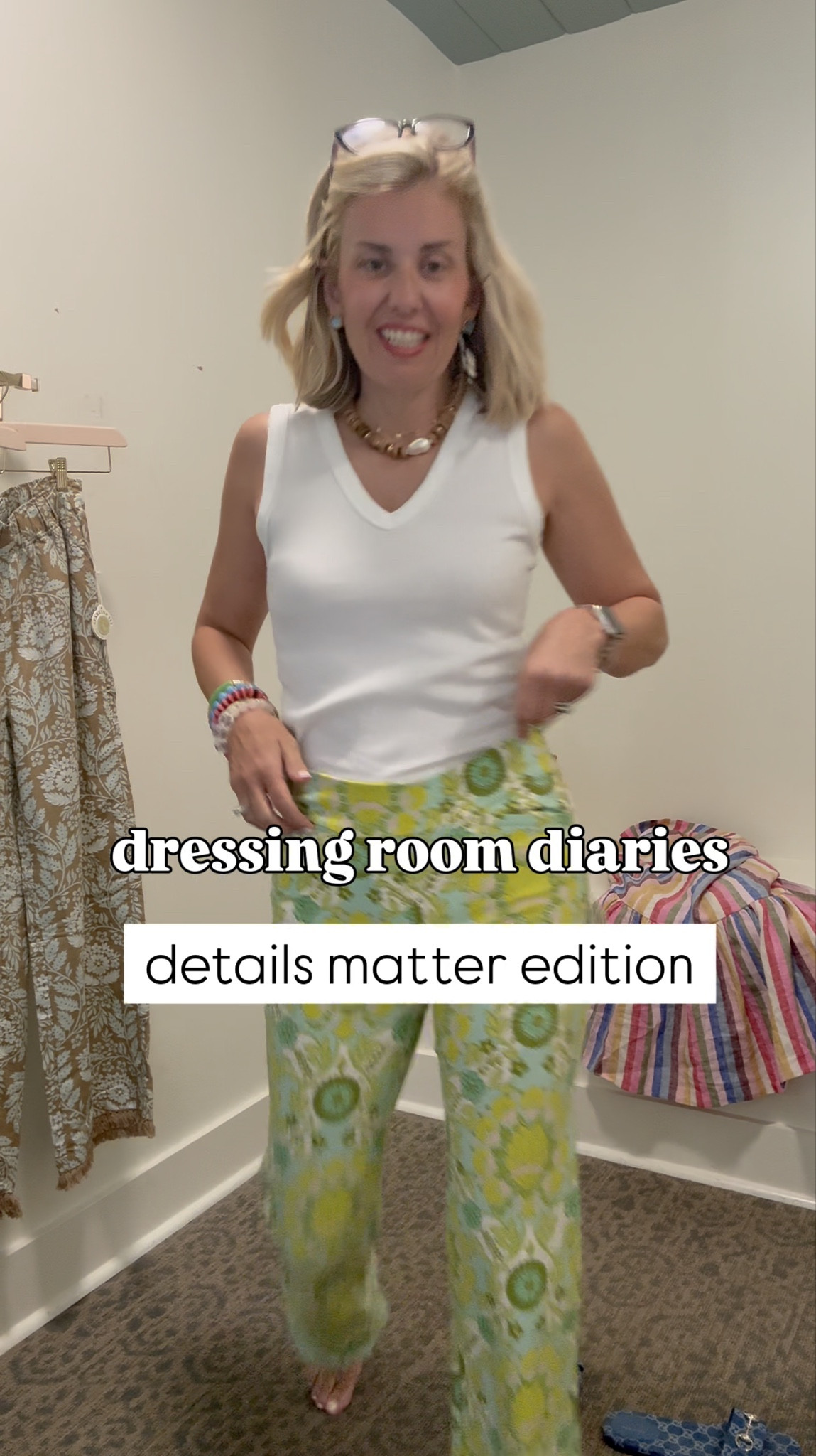 Currently 25% off & Oh so gorgeous!! It’s the details yall… the prints, the patterns, the trims!!!

Sizing… I’m in:
S in the fitted stretchy pants
S (but need CS) in the flowy elastic waist pants
XXS in the tie front knit dress
Xs in the blue woven with incredible detail dress
S in the knit sleeveless dress with side slits

Spartina 449 is 25% off & no code needed. 
*Use code SUMMER for 30% off my bracelets at A+B. 
*Use code mixandmatchmadness for 10% off Loopy
*Use code MIXANDMATCH for 25% off Erin McDermott 

￼

#LTKSaleAlert #LTKdayinmylife #LTKSeasonal

#LTKgrwm #LTKOver40 #LTKTravel
