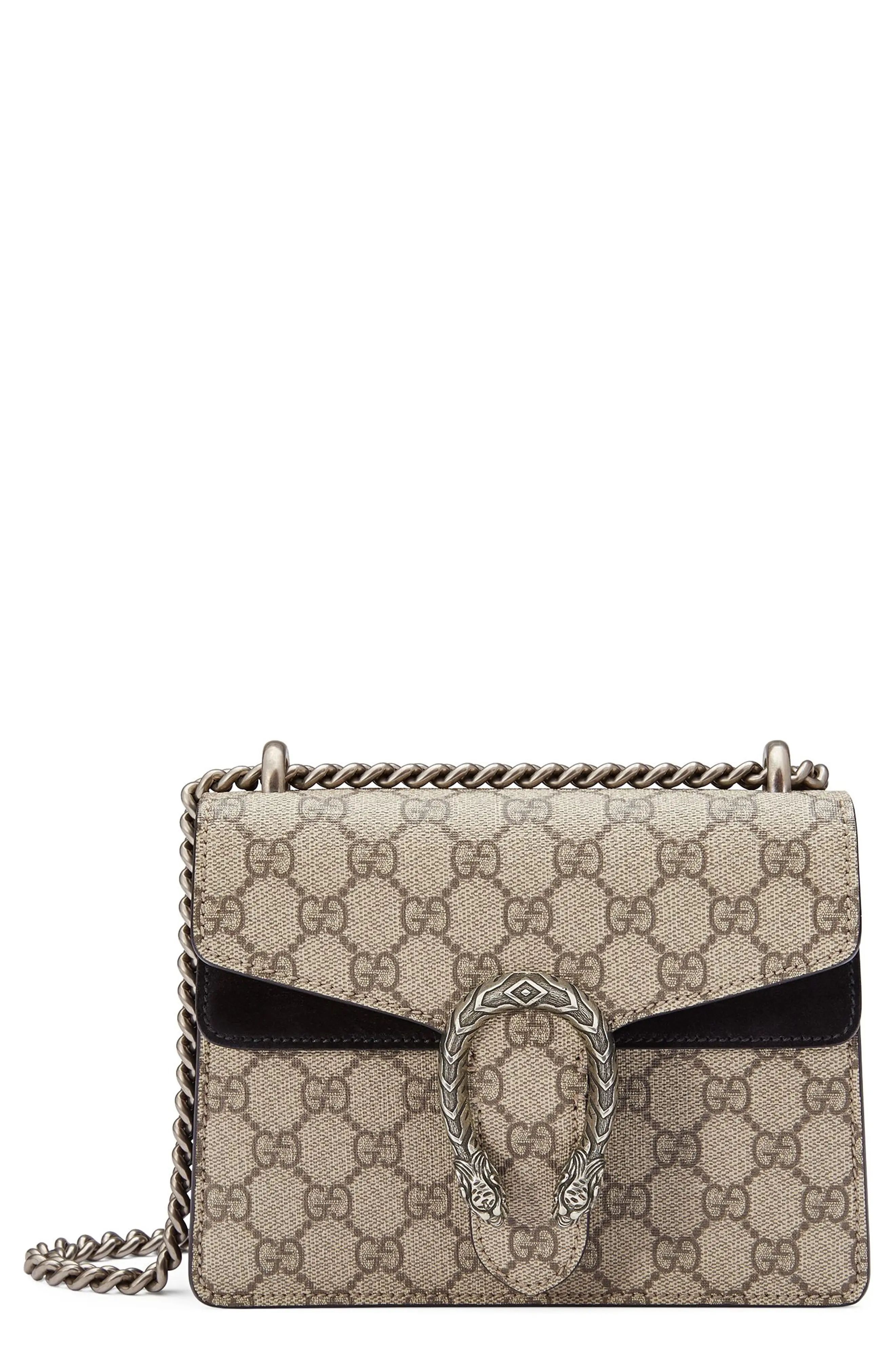 Gucci Mini Dionysus Gg Supreme Shoulder Bag - Beige | Nordstrom