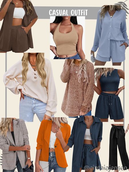 Casual outfit. 

Amazon finds. Amazon fashion. Style for everyone. Fall fashion. Fall outfit. Loungewear. Lounge set. Blazer. Sweater. Winter outfit. Gift guide. 

#LTKfindsunder50 #LTKmidsize #LTKplussize