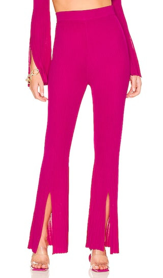 Dalia Knit Pant in Bloom | Revolve Clothing (Global)