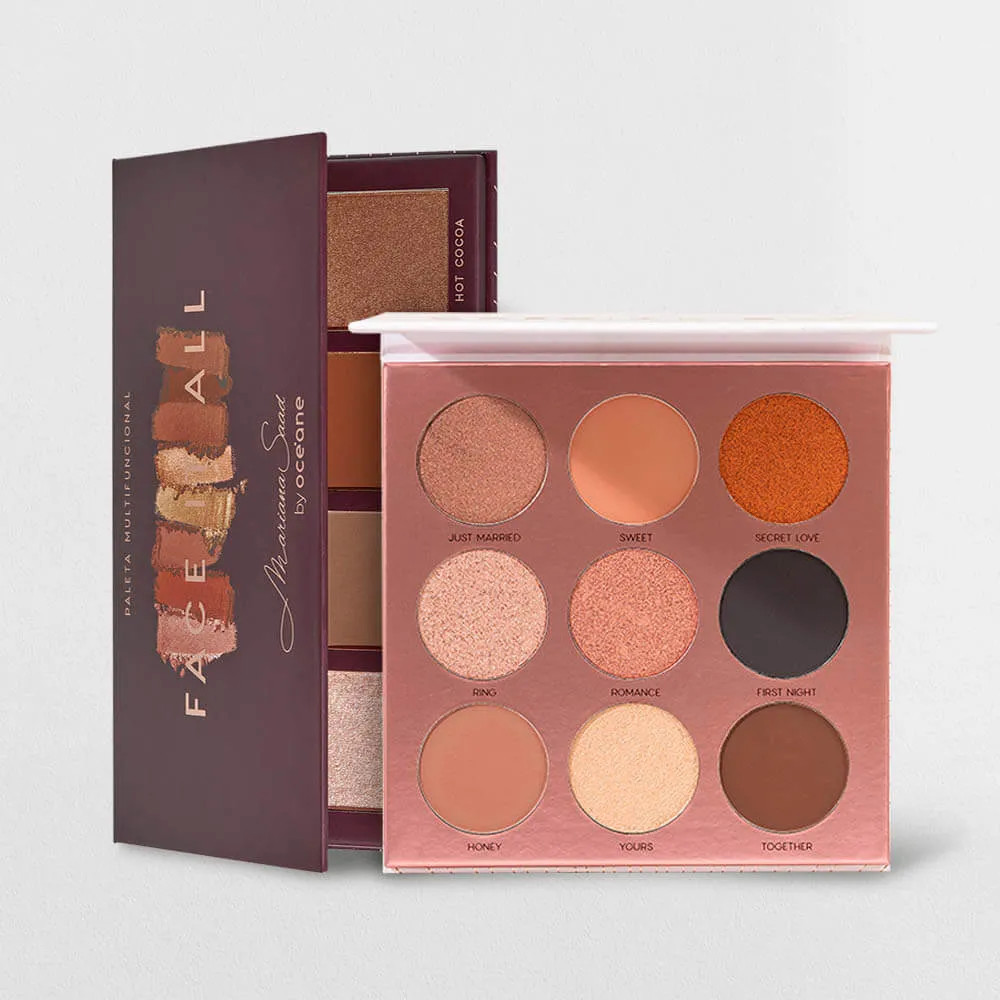 Kit Paleta Face It All + Paleta de Sombras Special Day Mariana Saad By Océane (2 Produtos) | Oceane (BR)