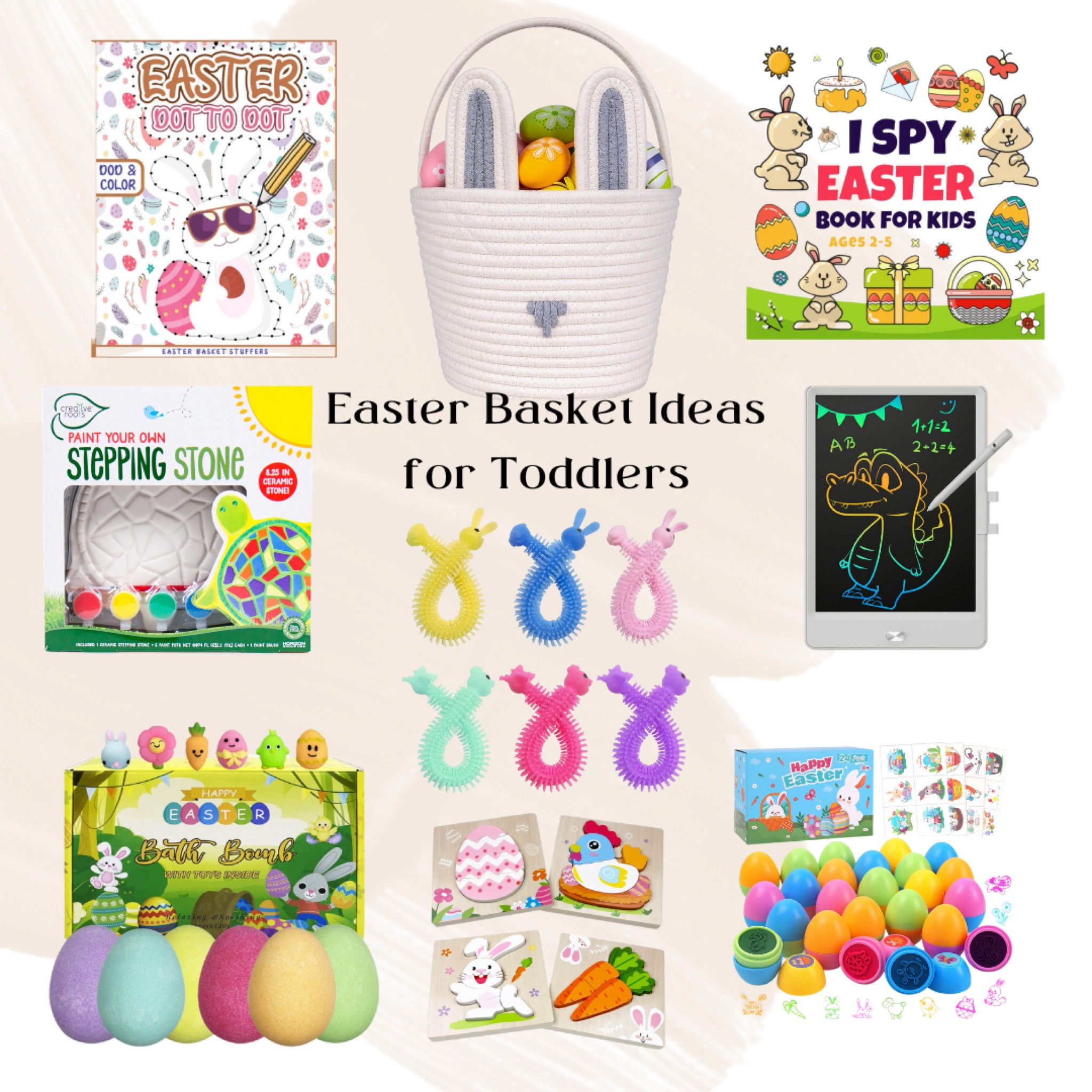 Here are a few fun Easter basket stuffers hand picked by the Easter Bunny himself🐰🤍

#easter #easterbasket #easterbasketideas #spring #toddler #kids #easterideas #giftideas #easterbunny #easterbook #easteractivities #toddlerfinds #toddlermom

#LTKfamily #LTKkids #LTKSeasonal