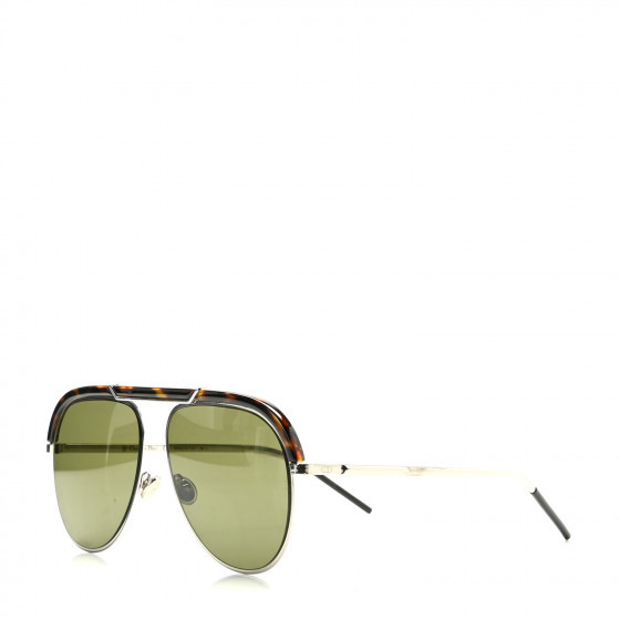 CHRISTIAN DIOR Desertic Aviator Sunglasses Tortoise | Fashionphile