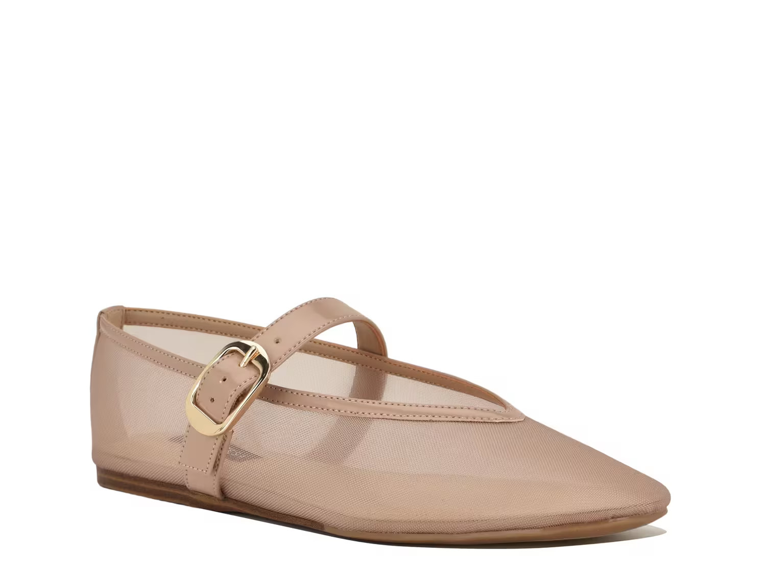 Nine West Vancee Mary Jane Flat | Women's | Beige Mesh | Size 9.5 | Flats | Mary Jane | DSW
